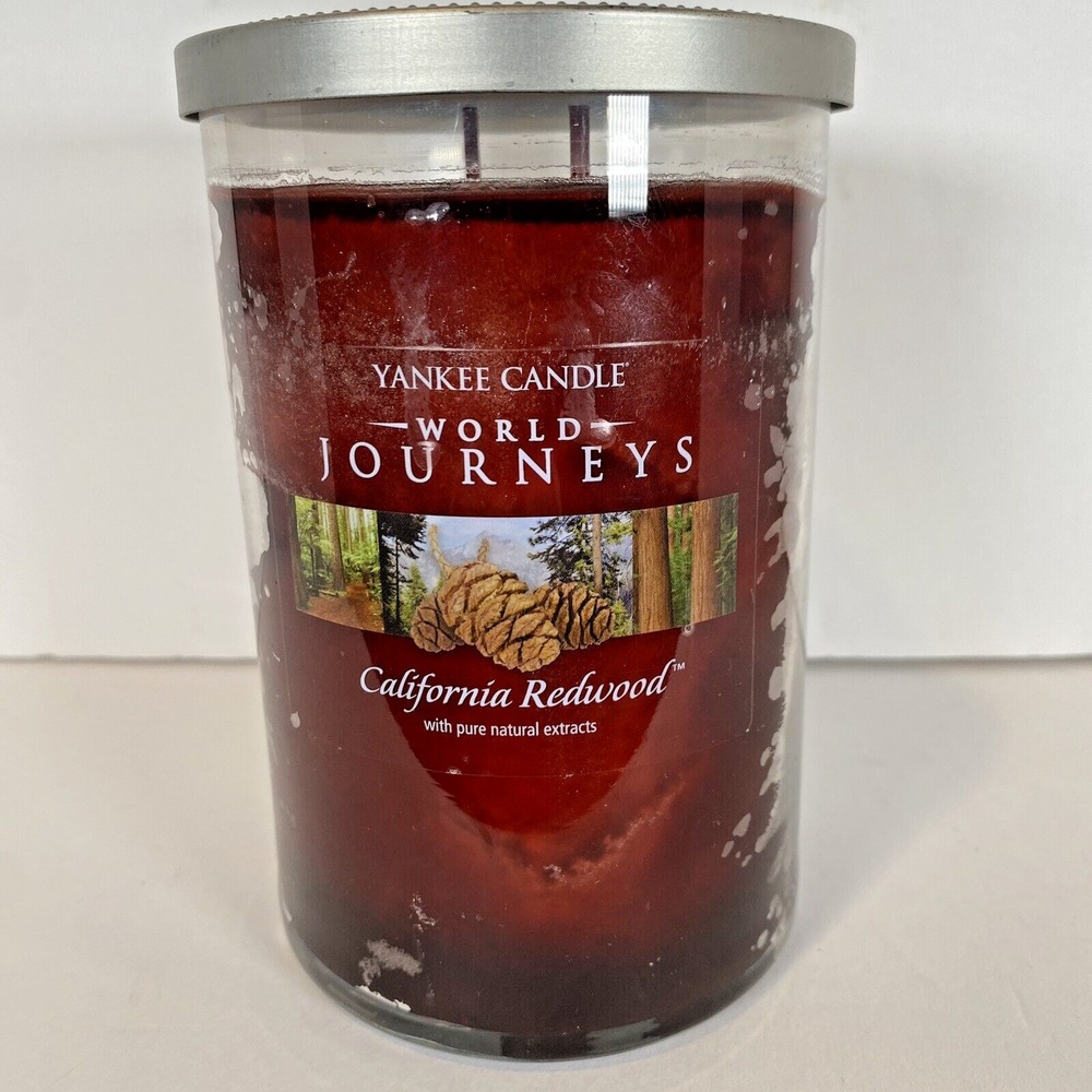 Yankee Candle World Journeys California Redwood Large 20 oz‎ 2 Wick Tumbler Rare